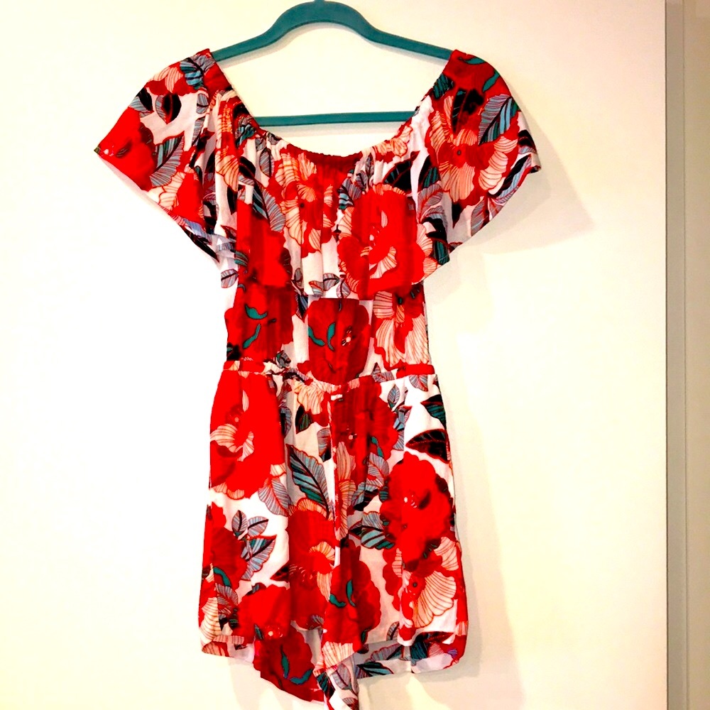 Cupcakes and Cashmere Floral Romper